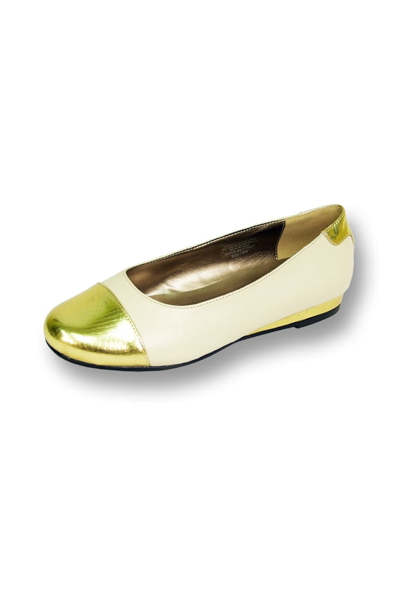 Patsy Women's Wide Width Casual Dress Leather Flats