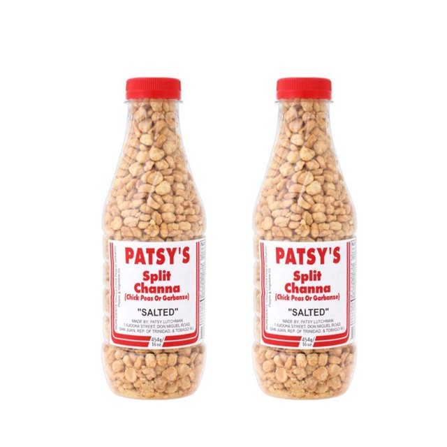 Patsy's Split Channa (Chick AF08 Peas or Garbanzo) Salted 16oz (Pack