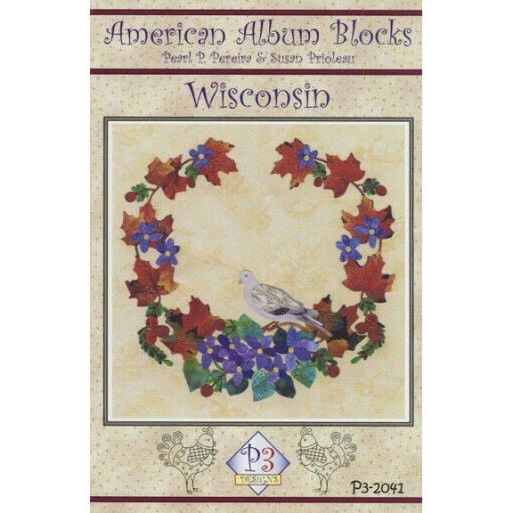 Pattern~American Album Wisconsin the Badger State # 2011'' by P3 Designs