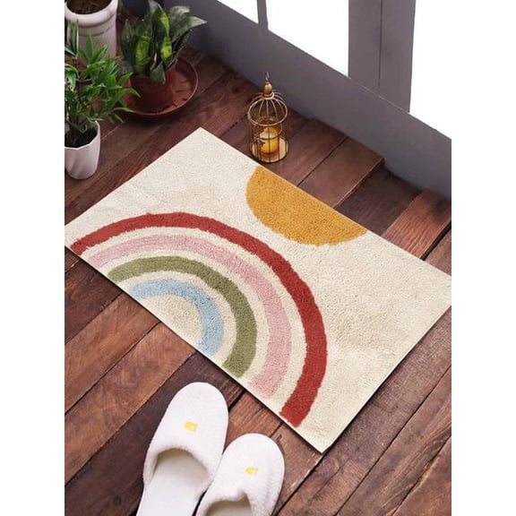 Pattern Bath Rug Tufted Bathroom Rug Bathroom Decor