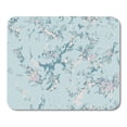 thumbnail image 1 of Pattern Blue Marble Rose Gold Patina Effect Overlay Distress Grain Sequin Holiday Feminine Mousepad Mouse Pad Mouse Mat 9x10 inch, 1 of 3