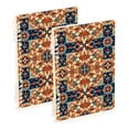 thumbnail image 1 of Pattern Boho and Vintage Ring Binder Notebook Journey Note Diary College Ruled Spiral Notebook Study Loose Leaf Paper A5 60 Pages, 1 of 8