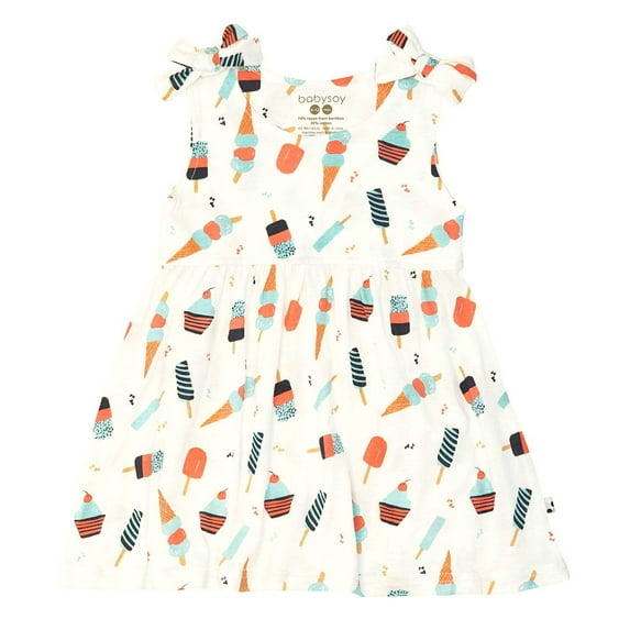 Toddler Girl Bow Knot Shoulder Tank Dress