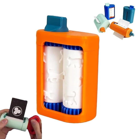 Pattern Business Card Embosser Kit｜Eco-Friendly PLA Material｜DIY Custom Textures for Cards, Invites & Crafts｜Cat, Geometric, Stripes Designs