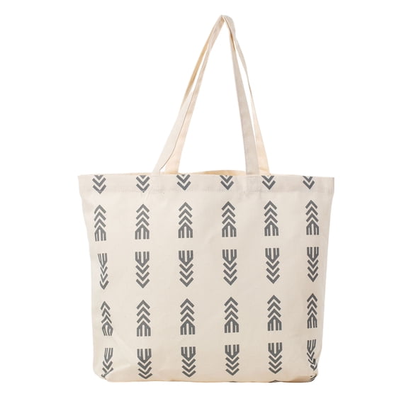 Pattern Canvas Shopping Tote Bag