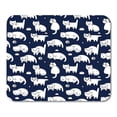 thumbnail image 1 of Pattern Cartoon Cats Linear Black Color Contour Cute Mousepad Mouse Pad Mouse Mat 9x10 inch, 1 of 3