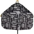 Pattern Cut Hair Tarpaulin Salon Barber Dress Robe Shawl Hairdressing