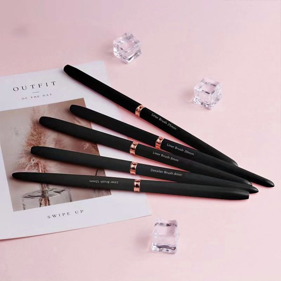 Pattern Drawing Line Drawing Edge Slender Metal Nail Brush