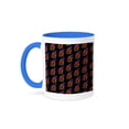 thumbnail image 1 of Pattern Halloween Jack O Lantern 2, 15oz Two-Tone Blue Mug, 1 of 7