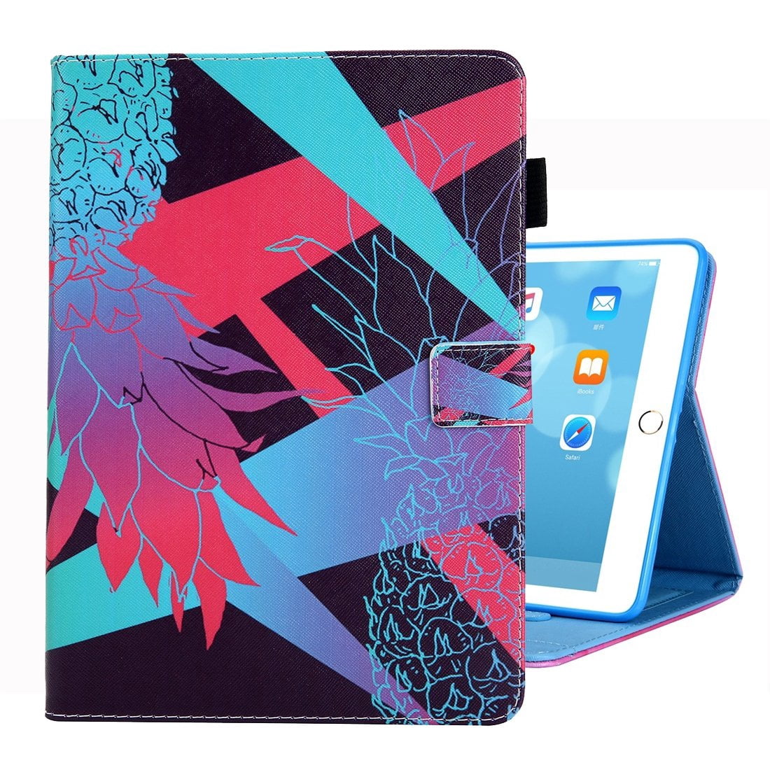 Pattern Horizontal Flip Case with Holder/ Card Slots/ Photo Frame for ...