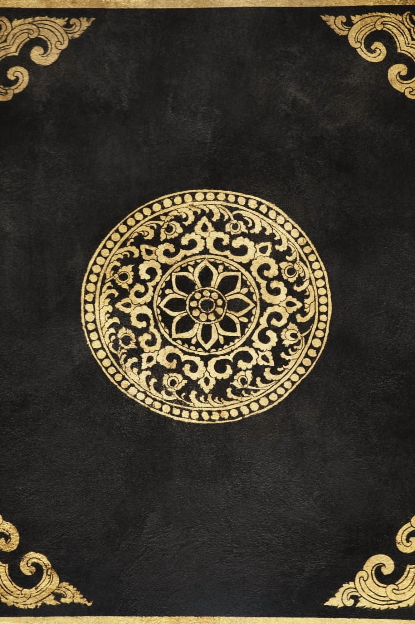 Pattern In Tapestry At Wat Chedi Luang Temple Chiang Mai Thailand Canvas Art - Keith Levit  Design Pics (24 x 38)