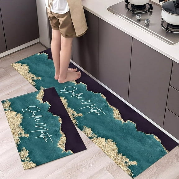 Pattern Kitchen Mats Mat Bathroom and Toilet Carpet Doormat Entrance Kitchen Rug for Floor Washable