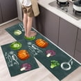 thumbnail image 1 of Pattern Kitchen Mats Non Slip Mat Bathroom and Toilet Carpet Doormat Entrance Kitchen Rug for Floor Waterproof, 1 of 6