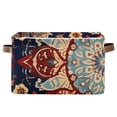 thumbnail image 1 of Pattern Mandala Retro Storage Bins Baskets With Handles Storage Box Clothes Organizer Organization Toys, 1 of 7