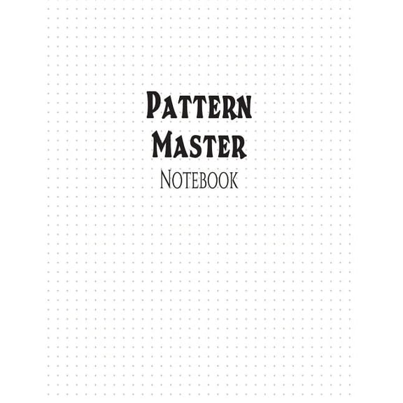 Pattern Master Notebook: 1/4" Cross Grid Graph Ruling, 144 Pages (Paperback)