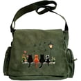 Pattern Messenger Bag Cute Canvas Crossbody Bags Women/Men Shoulder ...
