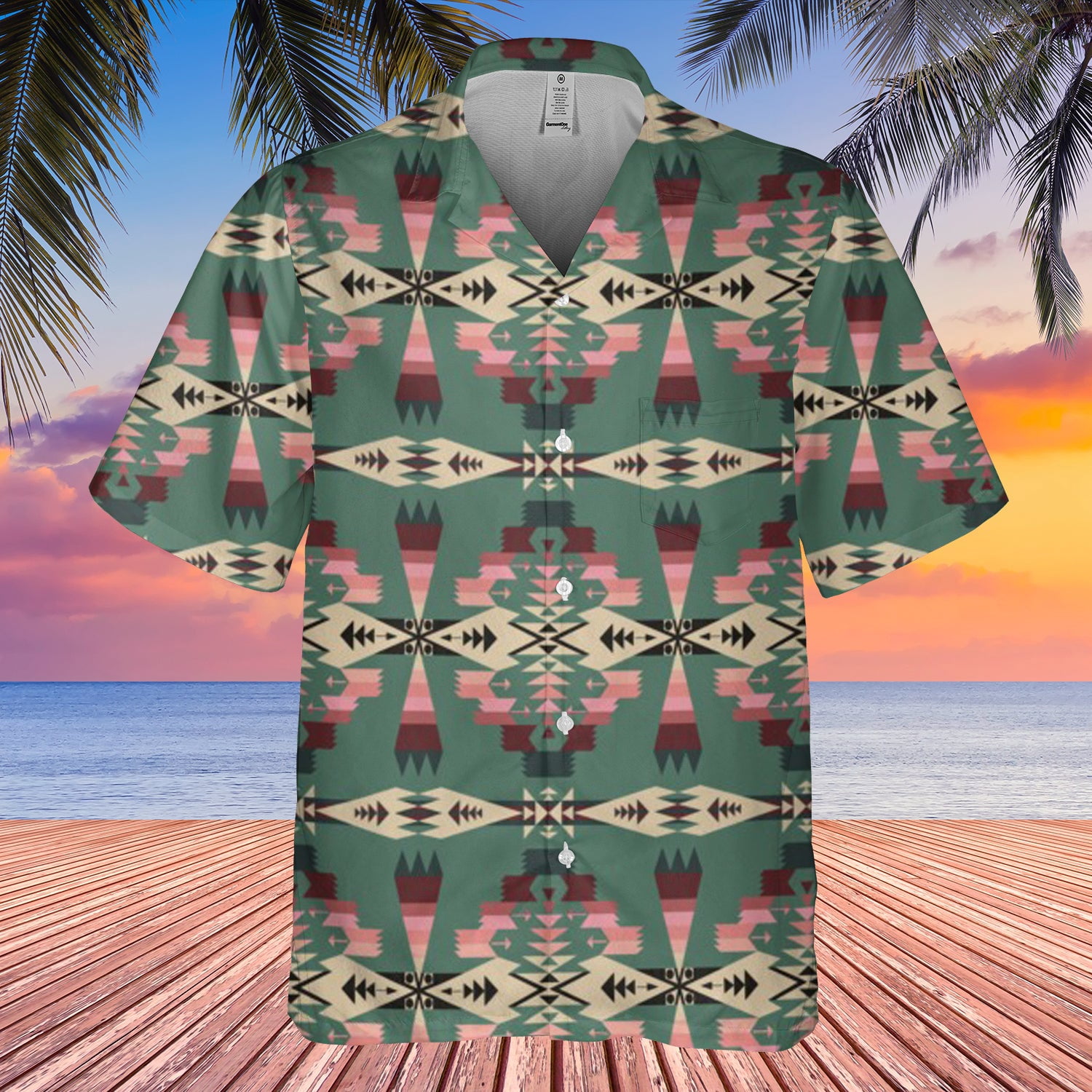 Pattern Native Hawaiian Shirt 3D 3 - Walmart.com