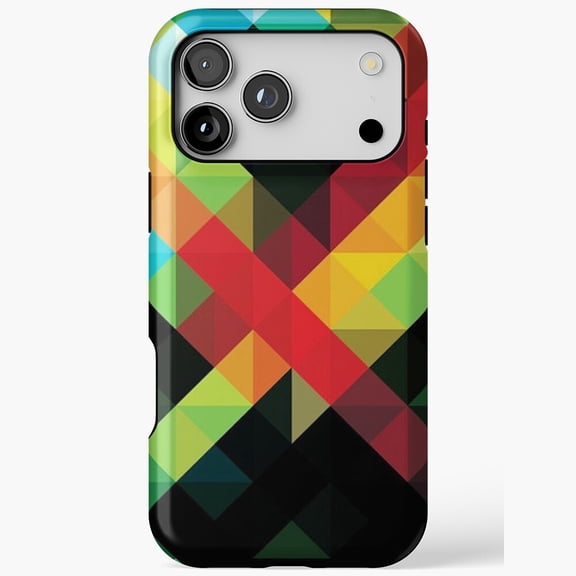 Pattern No1 Abstract Modern Minimalist Geometric Tough iPhone Case 17 11 12 13 14 15 16 Pro Max