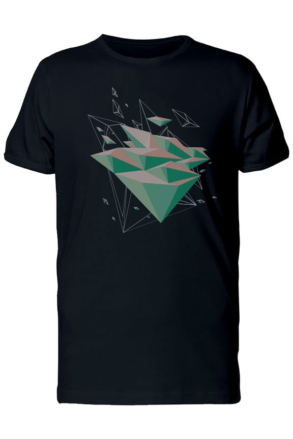 Pattern Of Geometric Shapes T-Shirt Men -Image by Shutterstock, Male x-Large