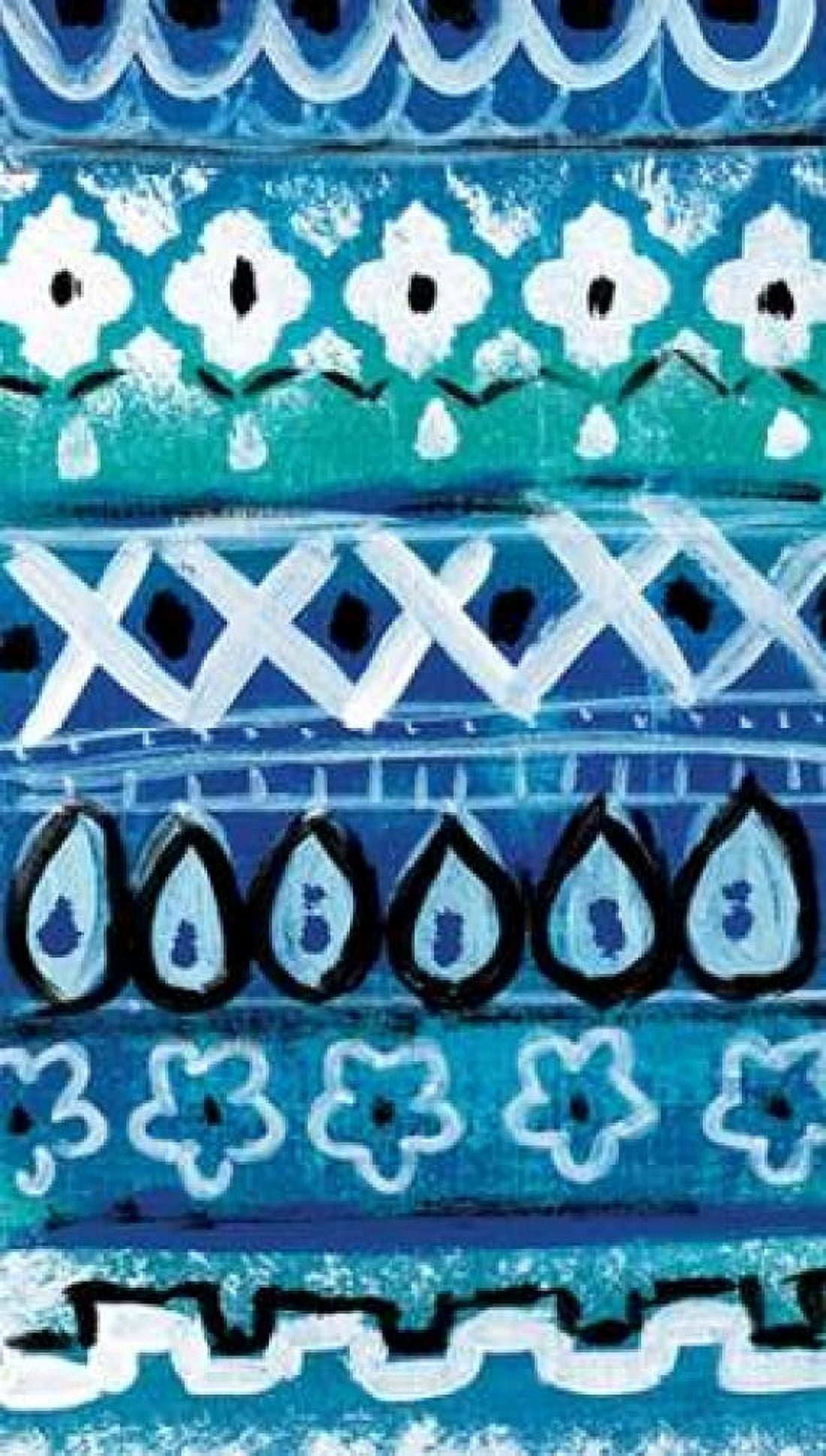 Pattern Painting V Canvas Art - Linda Woods (12 x 18)