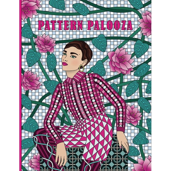 Pattern Palooza: 60 Groovy Coloring Pages Packed with Retro Fashion  Patterns for Stress-Relief