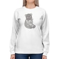 thumbnail image 1 of Pattern Panda With Bamboo Sweatshirt Women -Image by Shutterstock, Female XX-Large, 1 of 4