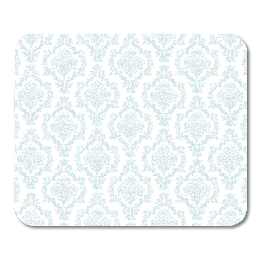 Pattern Pastel Blue White Damask Baby Brocade Fancy Flower Lace ...