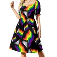thumbnail image 1 of Pattern Progress Pride Flag Sleeveless Dress summer dress womens 2025 summer dress woman 2025 trendy, 1 of 5