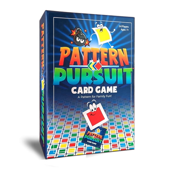 Pattern Pursuit Family Strategy Tile Card Game for Kids, Teens and Adults, Ages 7+, 2-6 Players