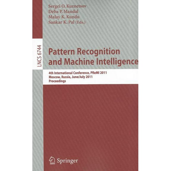 Pattern Recognition and Machine Intelligence, (Paperback)
