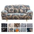 thumbnail image 1 of Pattern Sofa Cover Slipcover Stretch Arm Chair Loveseat Couch Fitted Furniture Protector for 4-Seat Sofa,Provence, 1 of 7