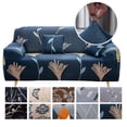 thumbnail image 1 of Pattern Sofa Cover Slipcover Stretch Arm Chair Loveseat Couch Fitted Furniture Protector for 4-Seat Sofa,Wildflower, 1 of 8