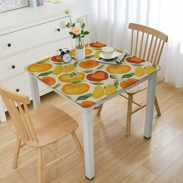 Pattern Square Table Cloth 60x60 inch Waterproof Stain Resistant Soft Tablecloth Spillproof Wrinkle Free Decorative Table Cover for Dining Camping Patio