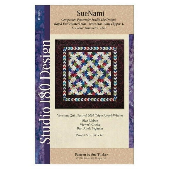 Pattern~Sue Nami 68'' x 68'' by Sue Tucker of Studio 180 Designs