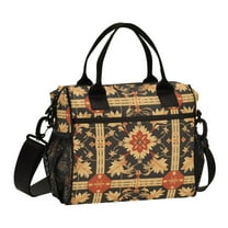 Pattern Tradditional Cooler Bag Lunch Bag Soft Cooler Cooling Tote Insulated Lunch Box for Adult Men Women