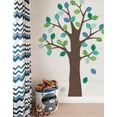 thumbnail image 1 of Pattern Tree with Leaves Vinyl Wall Sticker - Summer with Dark Brown, 1 of 2
