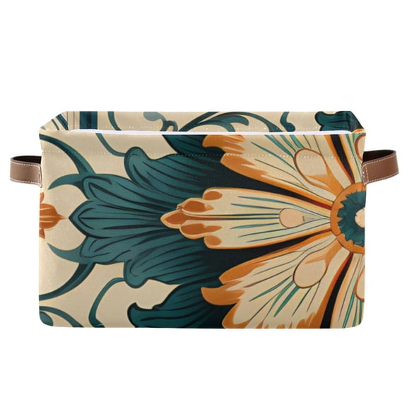 Pattern Tribal Boho Storage Bins Baskets With Handles Storage Box Clothes Organizer Organization Toys