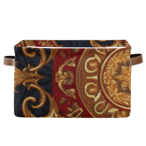 Pattern Tribal Traditonal Storage Bins Baskets With Handles Storage Box Clothes Organizer Organization Toys