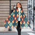 thumbnail image 1 of Pattern Tribal Winter Scarf for Women Fashion Warm Long Soft Blanket Scarves Gifts, 1 of 10