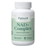 Pattern Wellness NAD+ Complex with Resveratrol, Cellular Energy & Healthy Aging 30 ct.