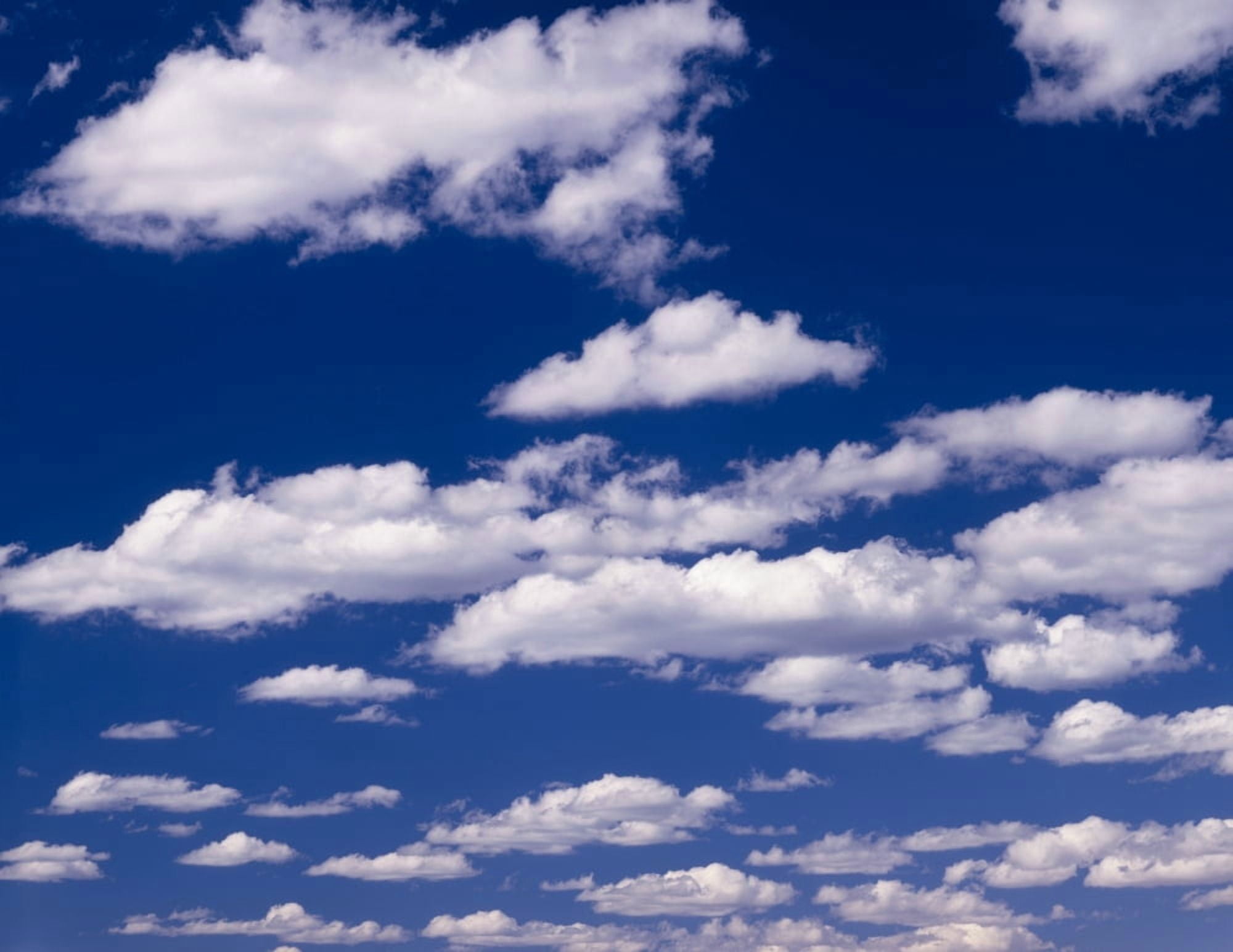 Pattern of Cumulus clouds Canvas Art - Panoramic Images (12 x 36)