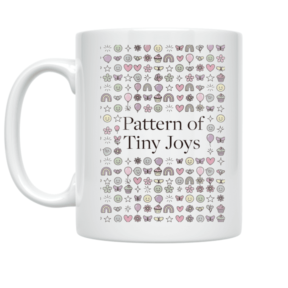 Pattern of Tiny Joys - Icon Pattern Enthusiast - 11 oz Ceramic Coffee Mug