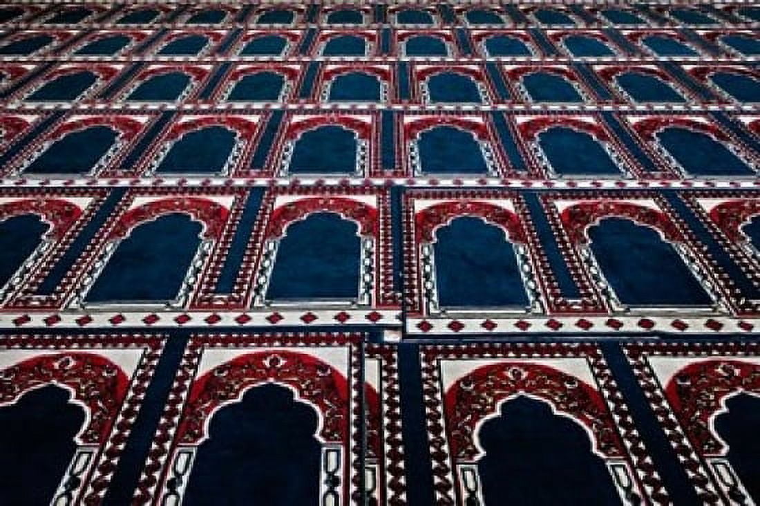 Pattern of prayer rugs Islamic mosque Cairo Egypt Canvas Art - Adam Jones DanitaDelimont (24 x 15)