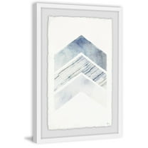 Patterned Arrows Framed Painting Print