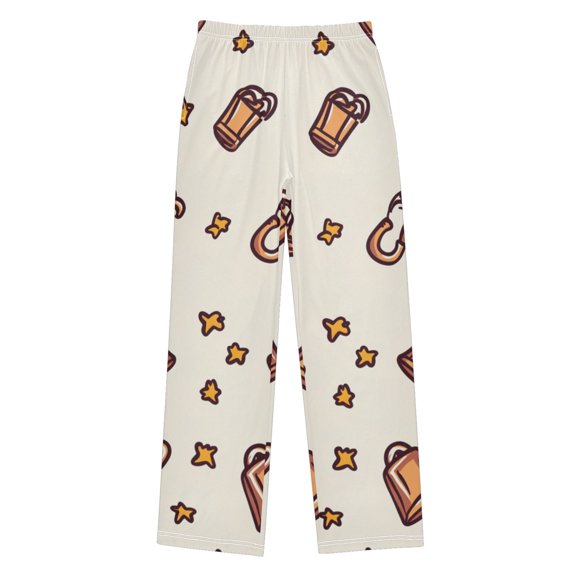 Patterned Bells Pajama Pants Soft Lightweight Lounge Pants Bottoms Sleep Pants Warm Comfy