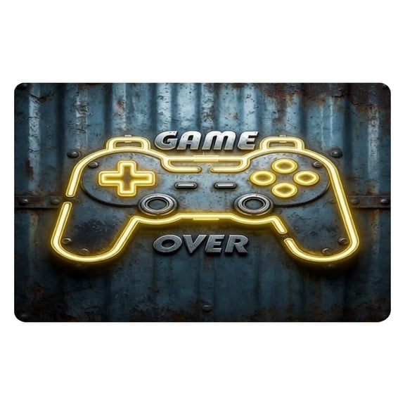 Patterned Carpet for Gaming Theme Rooms - Soft Non- Floor Mat Designed for Living Rooms and Bedrooms