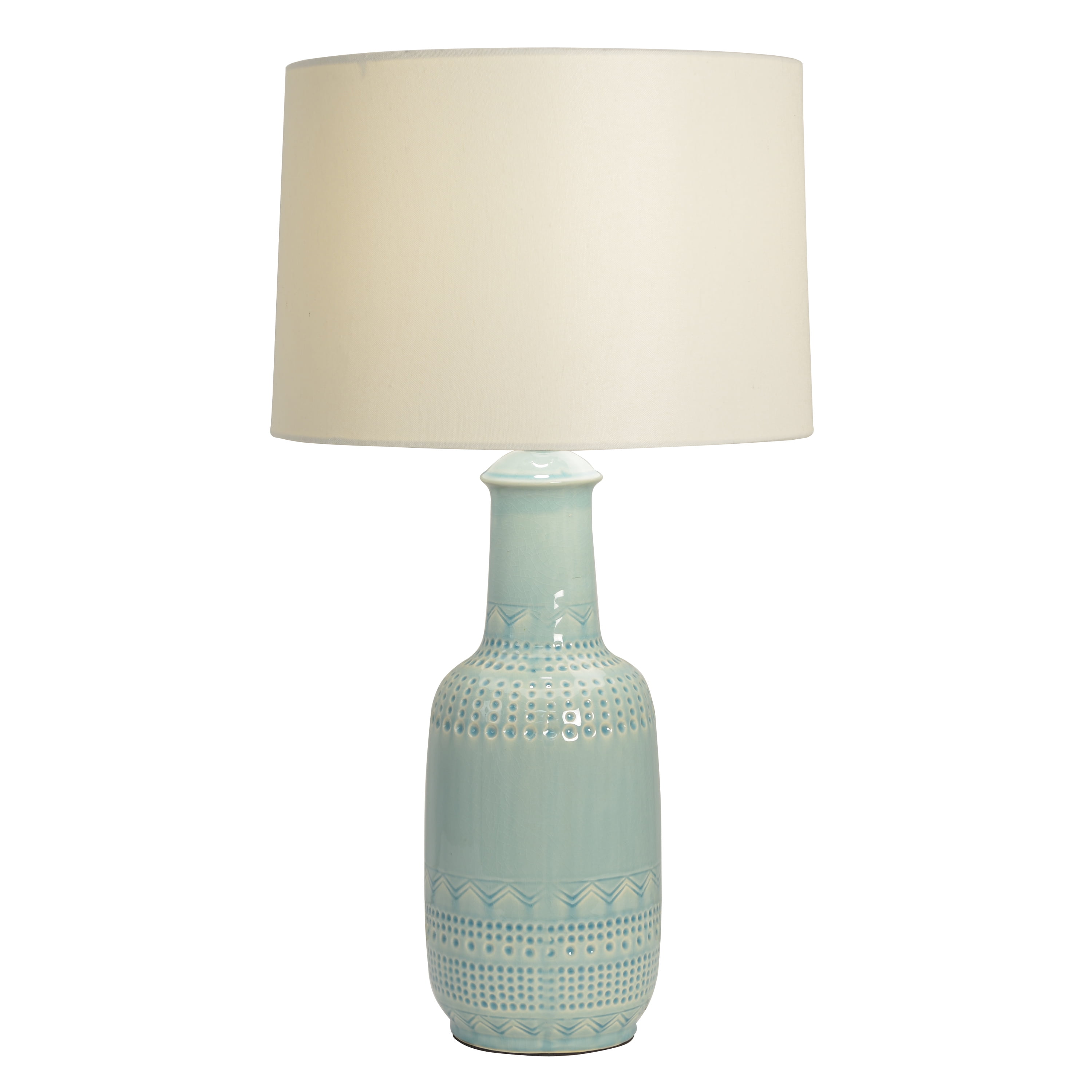 Patterned Ceramic Table Lamp