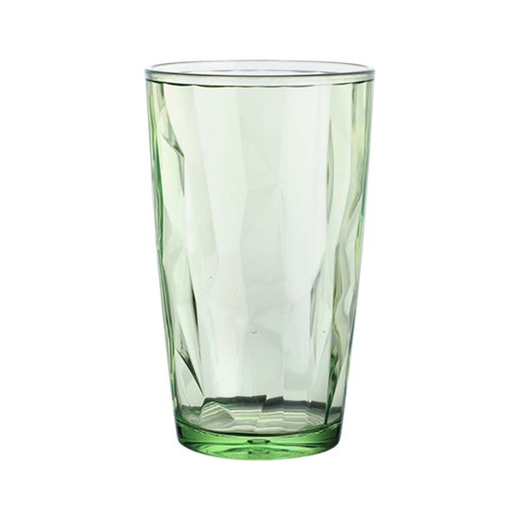 Water Cup with Decorative Pattern Drinkware for Dining Bar Home Kitchen Reusable Tumbler Stackable Dishwasher Safe Outdoor Use
