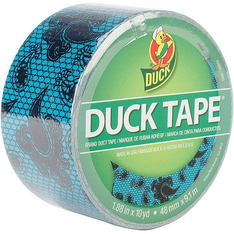 Patterned Duck Tape 1.88X10yd-Blue Lace 