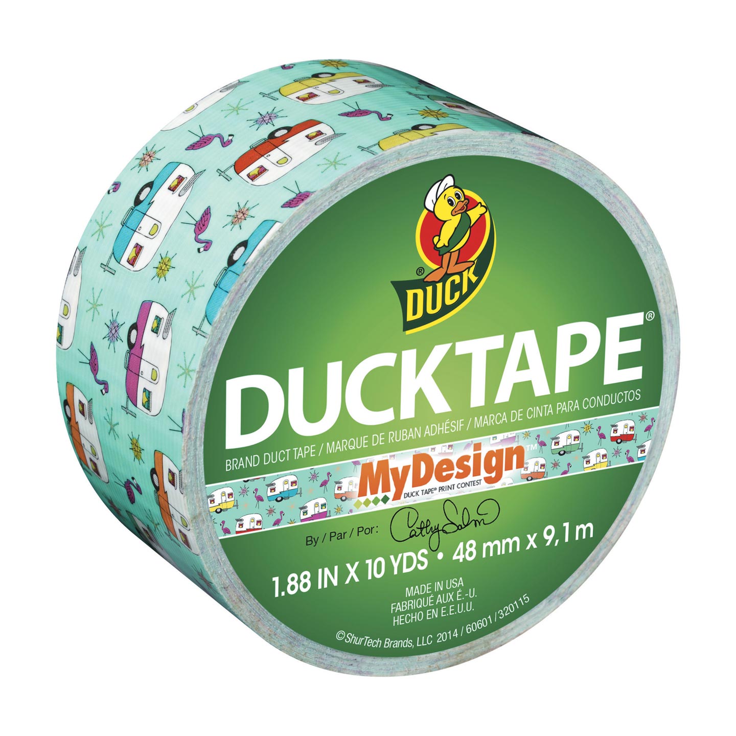 Patterned Duck Tape 1 88 X 10yd Walmart